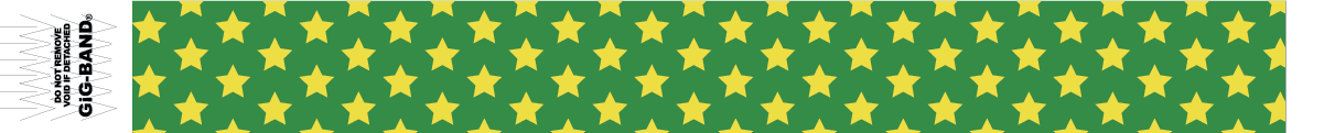 デザインパターン 星柄 星柄-グリーン